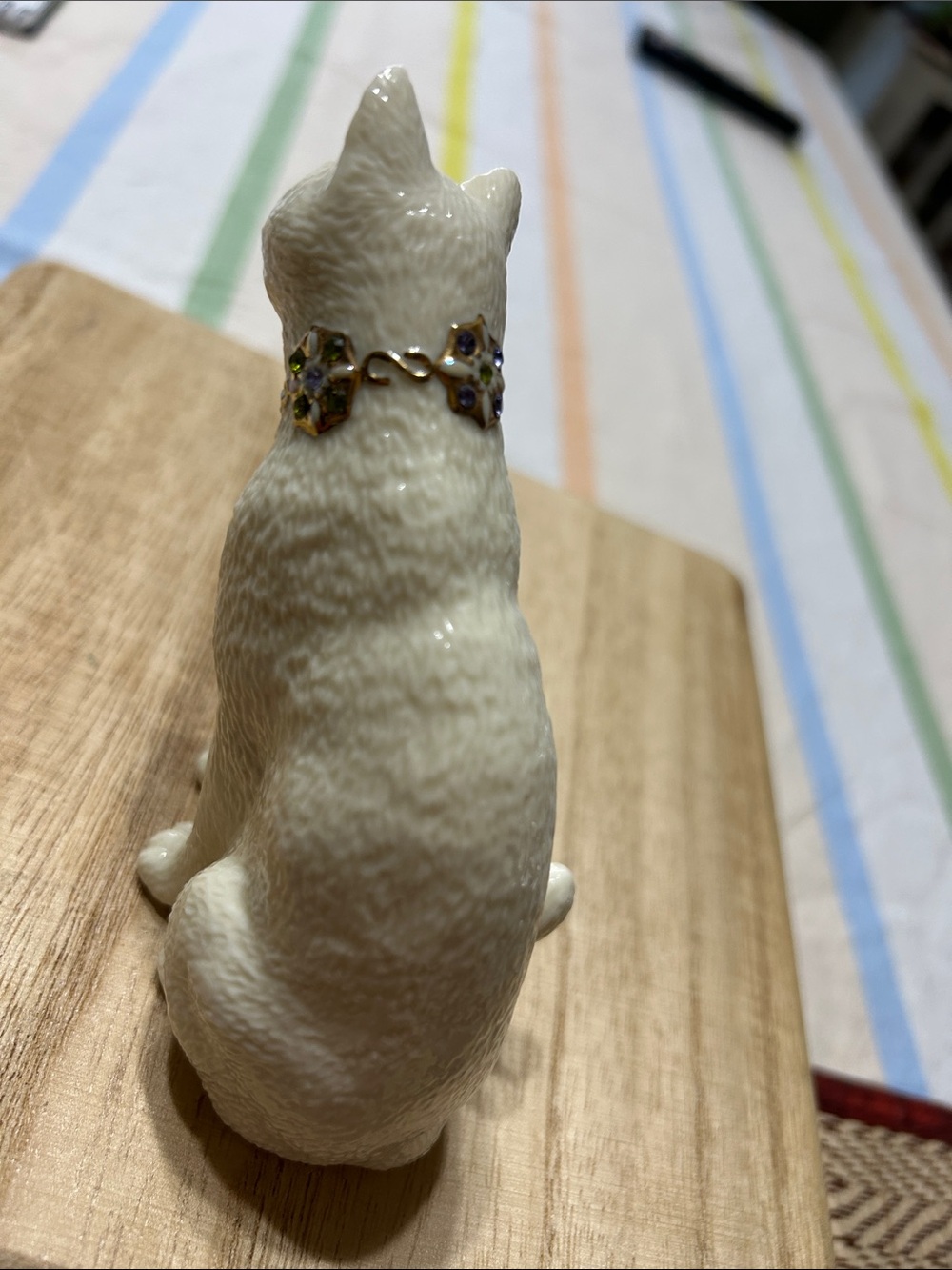 Vintage Lenox Classic Cat Collection “First Kiss” Cat Figurine Retired 1980’s - Picture 4 of 12